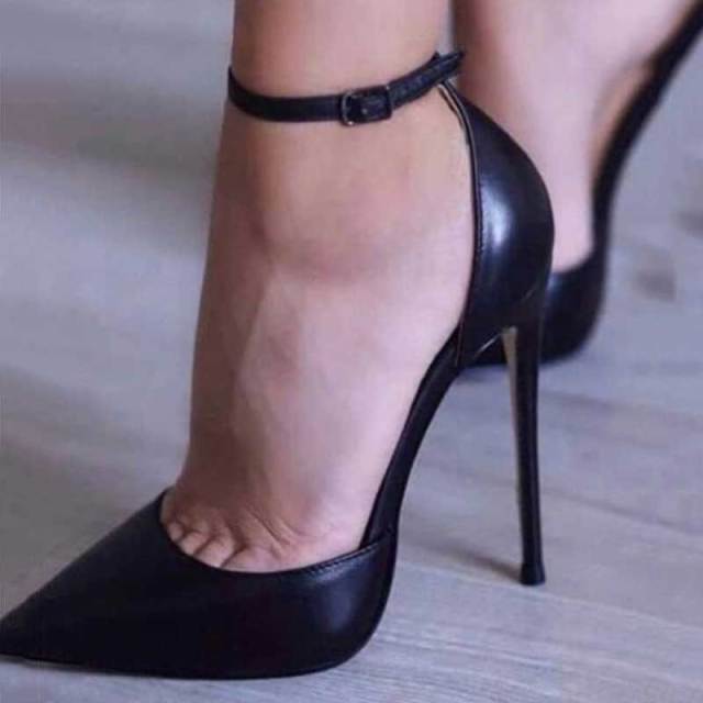 Tikicup Patent Leather Women Ankle Strap