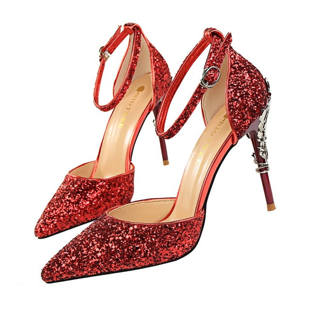 Silver Bling Sweet Wedding Shoes