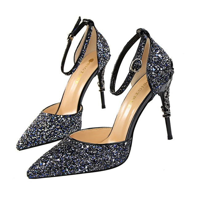 Silver Bling Sweet Wedding Shoes