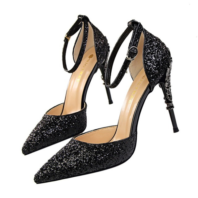 Silver Bling Sweet Wedding Shoes