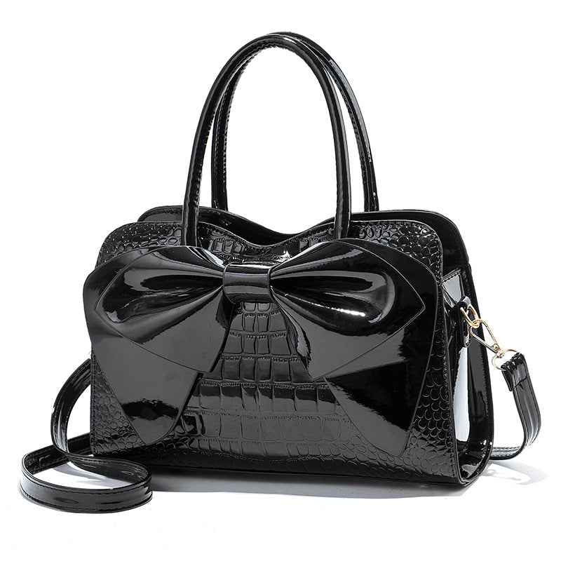 Patent leather bag