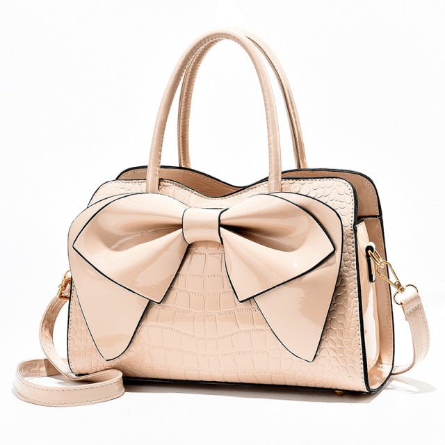 Patent leather bag