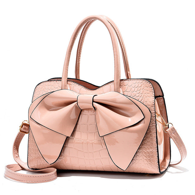 Patent leather bag