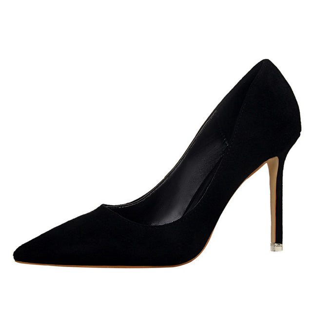 Red Shoes for Women:Pointed-Toe Pumps