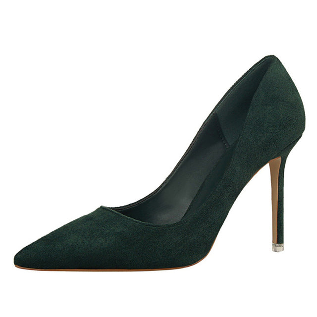 Red Shoes for Women:Pointed-Toe Pumps
