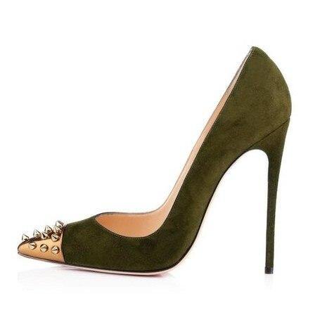 Red high heels shoes