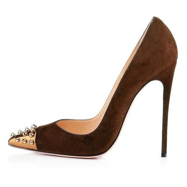 Red high heels shoes