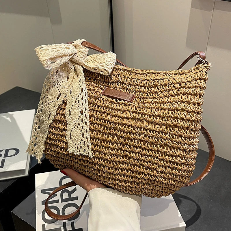 Natural Straw Handbag