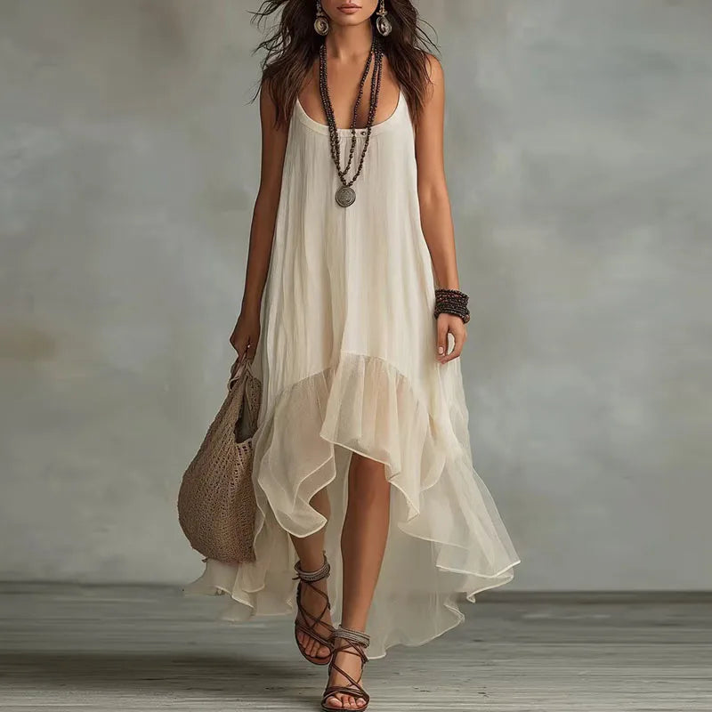 Flowy Sleeveless Maxi Dress