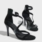 Elegant ankle strap heels