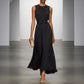 Sleeveless high neck jumpsuit