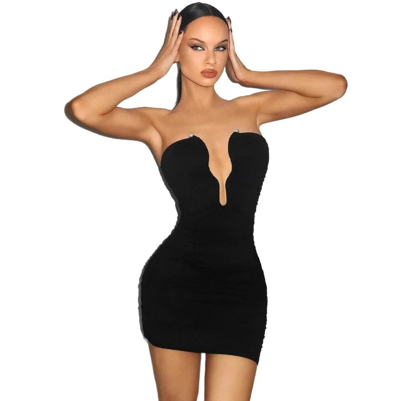 Pullover style mini dress
