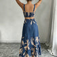 Floral tiered midi dress