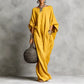 Yellow Boho Pocket Dress