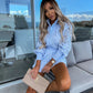 White crochet lace romper Chic style