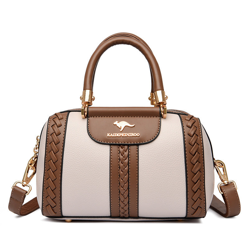 Classic two tone handbag