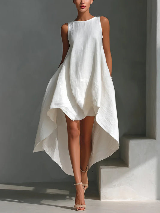 Sleeveless Flowy Midi Dress