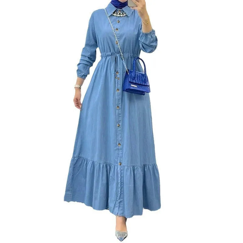 Women's tiered ruffle maxi dress