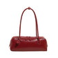Zipper closure shoulder bag