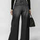 Full-length high-waisted denim
