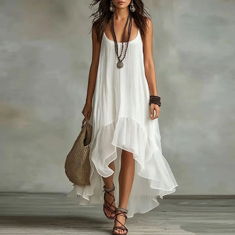 Boho Tiered Ruffle Dress