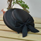 Black Ribbon bow floppy hat