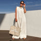 Sleeveless palazzo jumpsuit