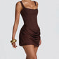 Corset mini dress side view