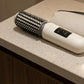 Portable heated hair brush