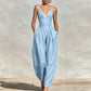 Light blue harem jumpsuit