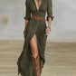 Button down maxi dress