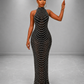 Black Sequin evening gown