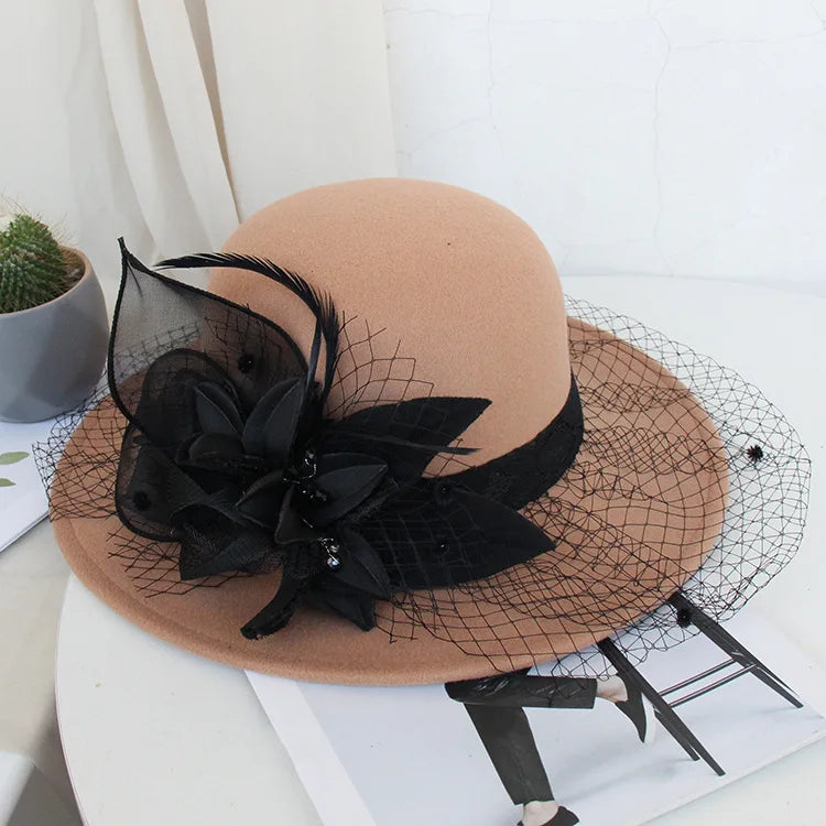 Floral Appliqué Hat