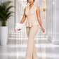 Sleeveless v neck set