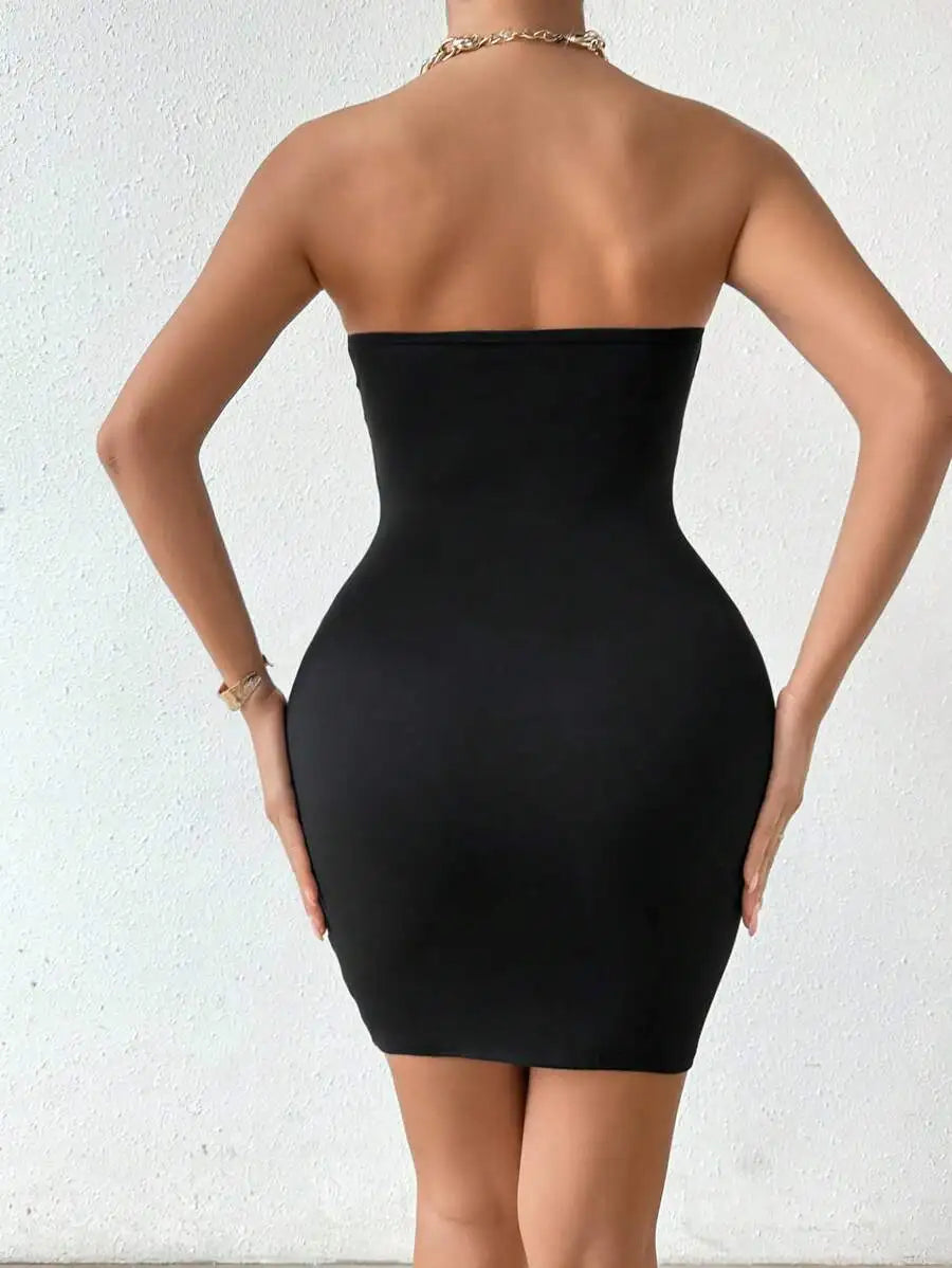 bodycon dress back view 