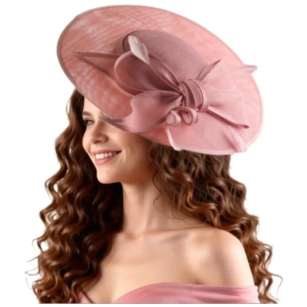 Derby hat with bow