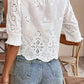 White puff sleeve top