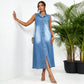 Blue Denim Pocket Dress