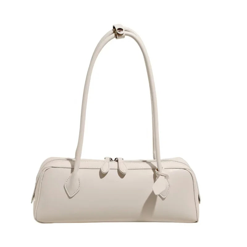 White shoulder handbag women