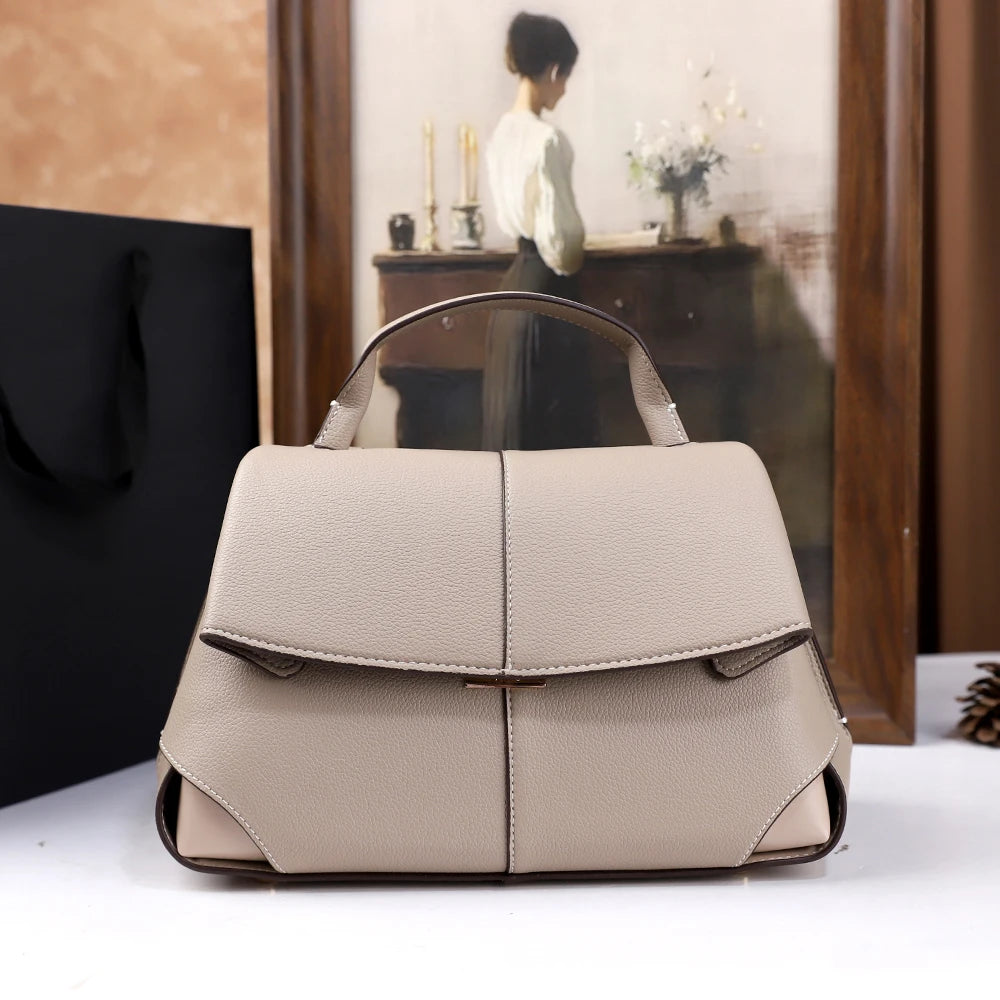 White elegant shoulder purse
