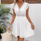 Crochet waist mini dress