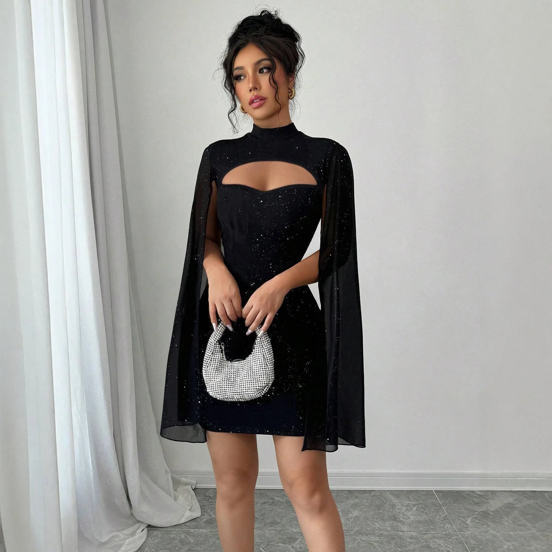 Black Bodycon Mini Dress