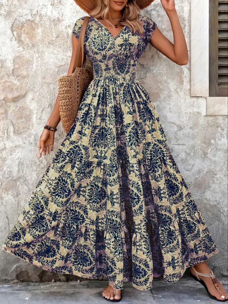 Floral floor length dress
