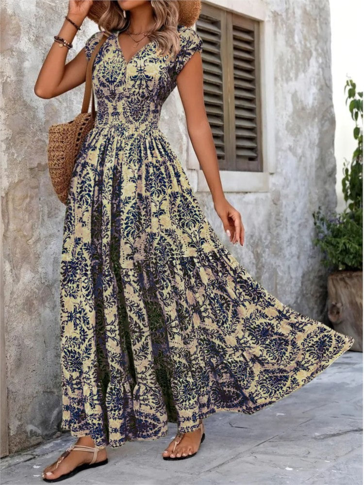 Floral floor length dress
