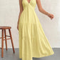Tiered Halter Maxi Dress
