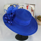 decorative ribbon flower sun hat