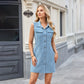 Blue denim shirt dress