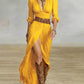 Deep V neck dress