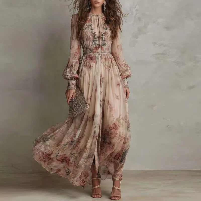 Elegant chiffon dress