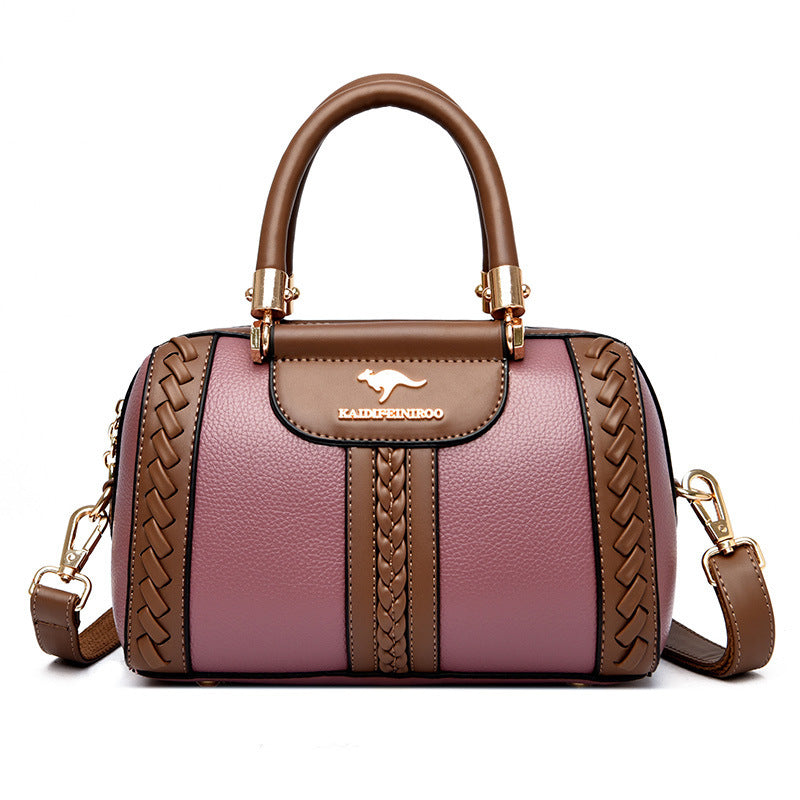 Detachable strap women handbag